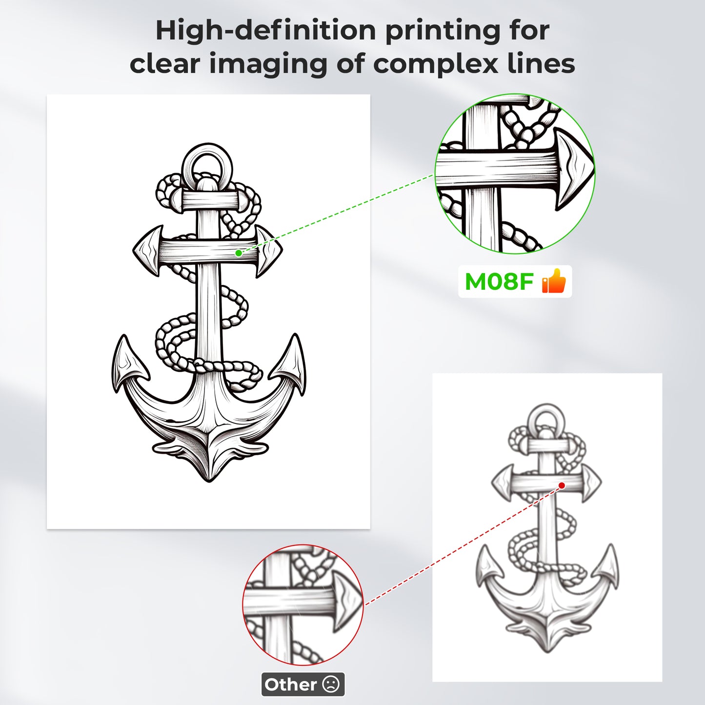 PhoFuta Tattoo Stencil Printer, Wireless Stencil Printer for Tattooing, Thermal Tattoo Printer for Skin, Tattoo Transfer Machine for Temporary and specialty tatuajes, Compatible with Tablet PC & Phone