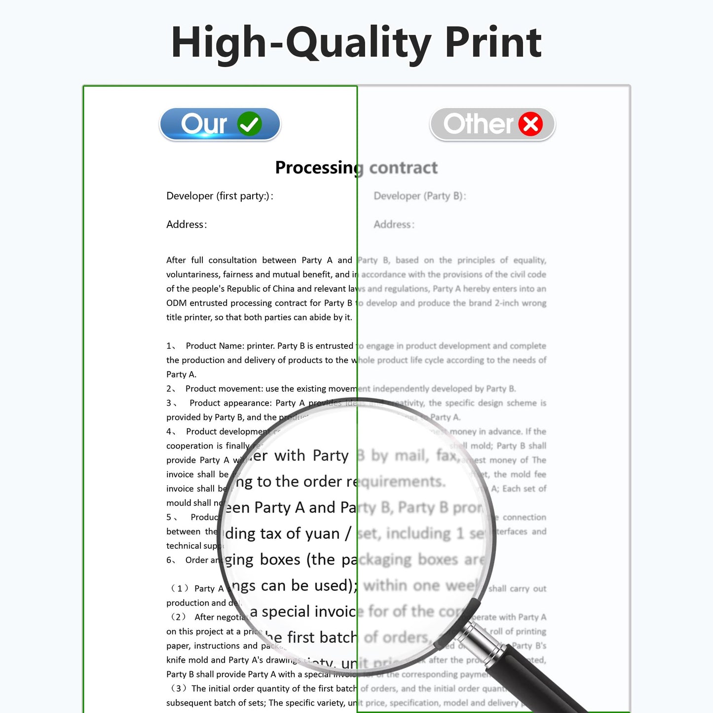 Portable Printers Wireless for Travel, M08F Thermal Inkless Printers for Home use, Support 8.5'' X 11'' US Letter, Compatible with Phone & Laptops, Wireless Thermal Printer for Travel Kit