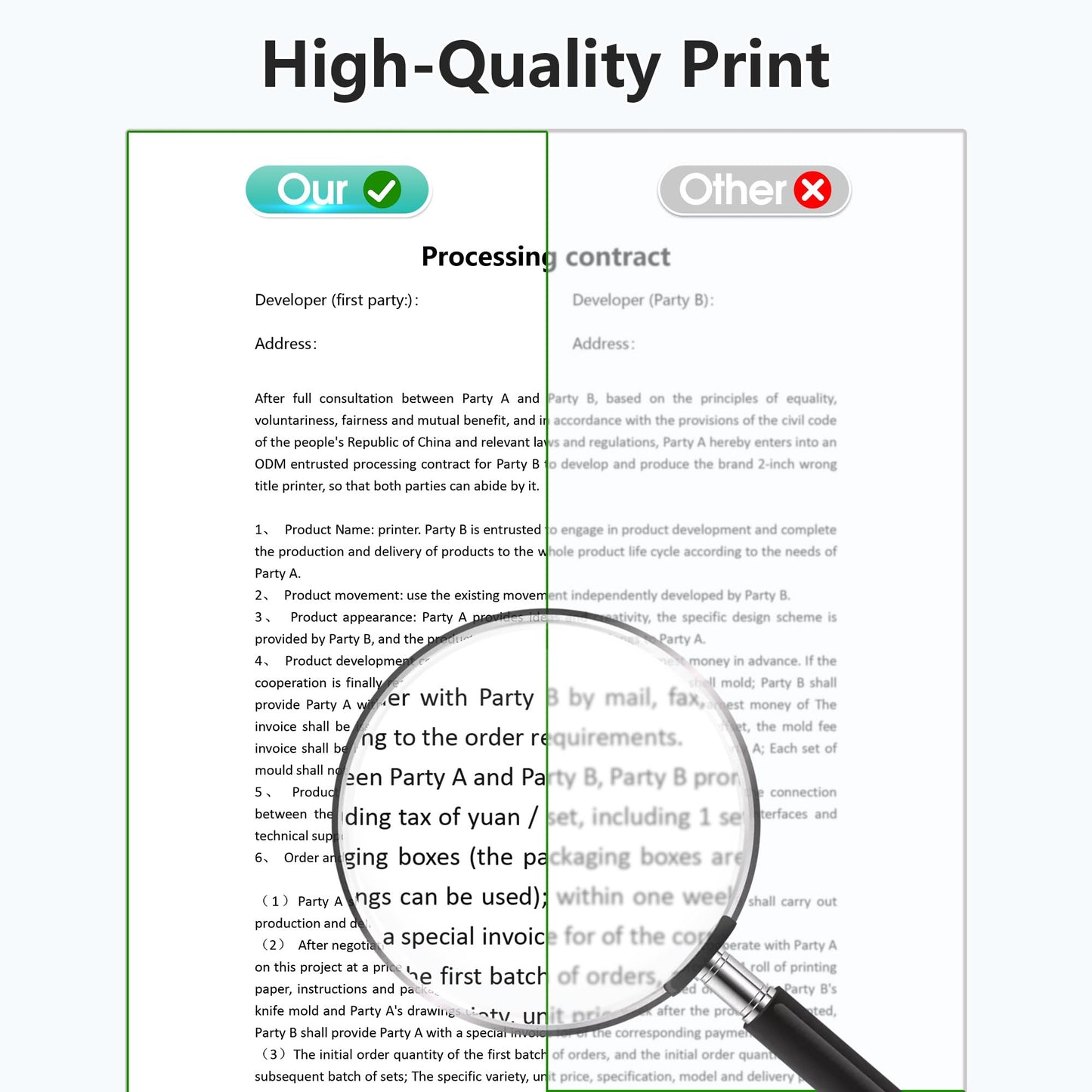 Portable Printers Wireless for Travel, M08F Thermal Inkless Printers for Home use, Support 8.5'' X 11'' US Letter, Compatible with Phone & Laptops, Wireless Thermal Printer for Travel(Green)