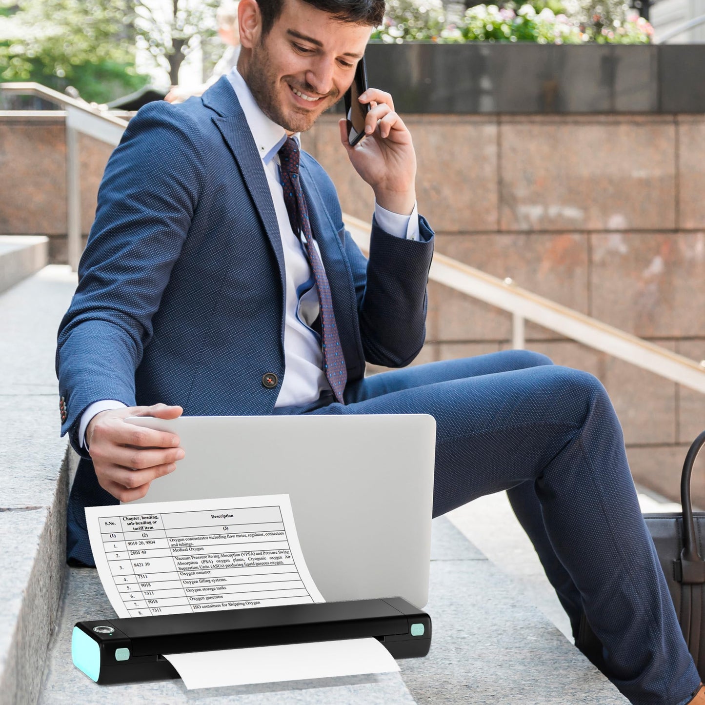 PhoFuta M08F Impresora Térmica A4, Siempre Contigo con Bluetooth, Una Mini Impresora de Viaje con Papel de Copia A4 Sin Tinta, Compatible con iOS/Android.