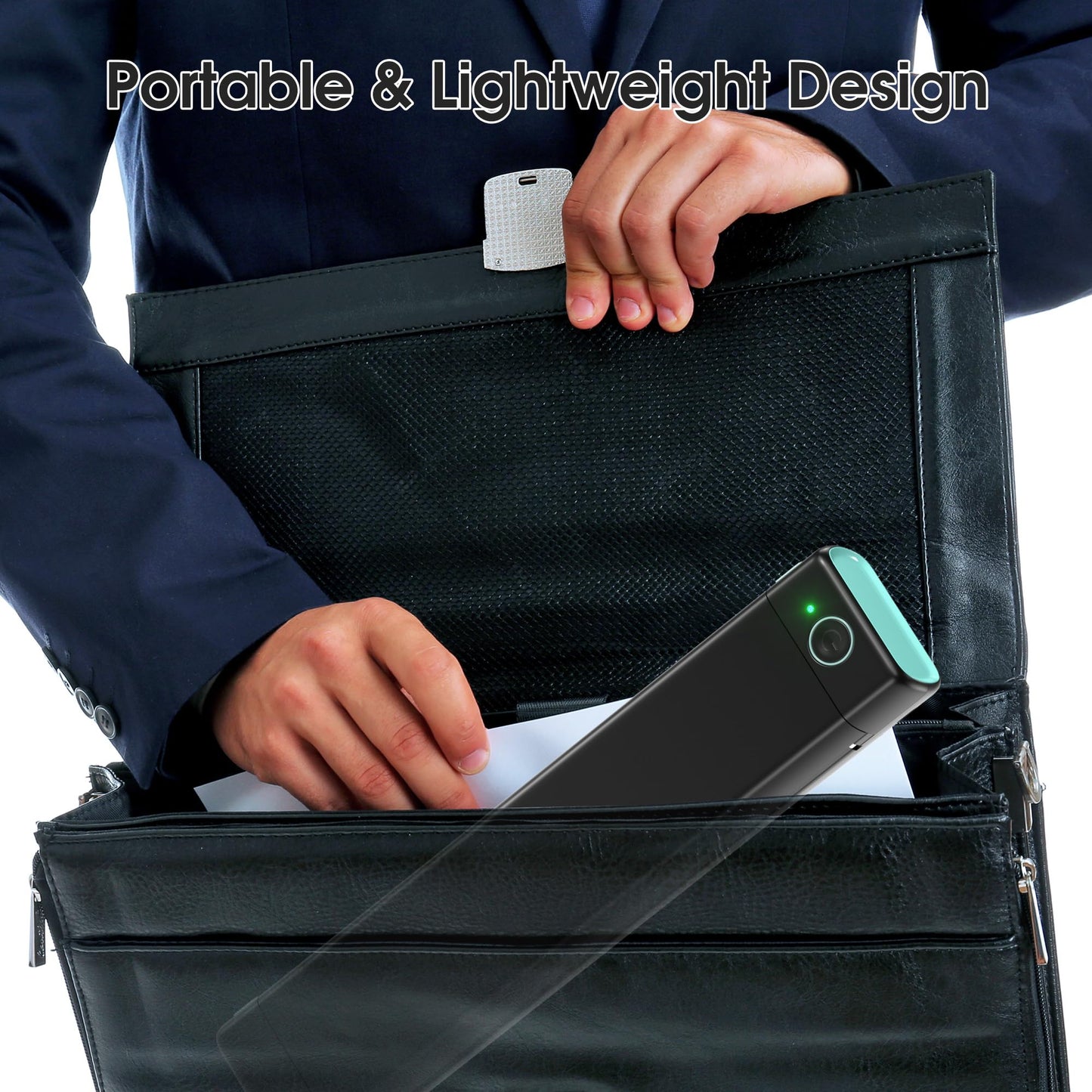 PhoFuta M08F Impresora Térmica A4, Siempre Contigo con Bluetooth, Una Mini Impresora de Viaje con Papel de Copia A4 Sin Tinta, Compatible con iOS/Android.