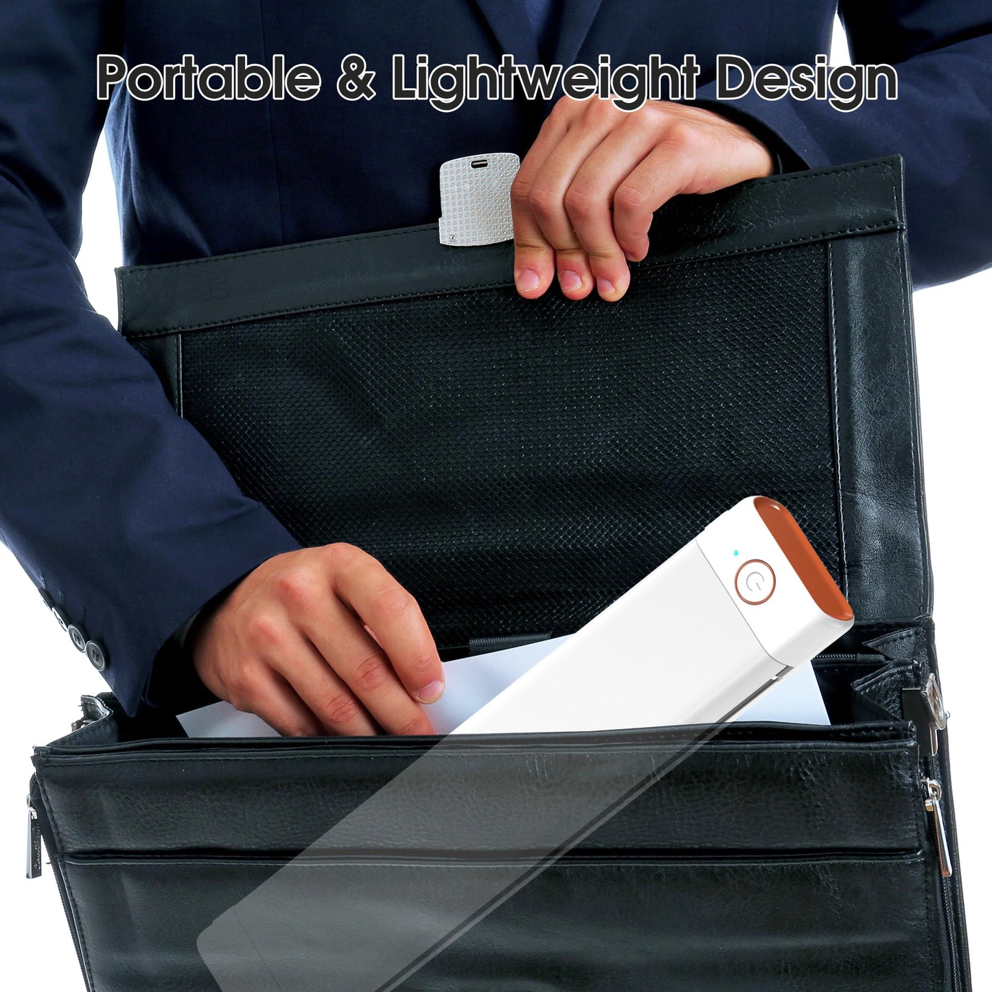 PhoFuta M08F Imprimante Thermique, Toujours avec soi avec Bluetooth, Une Mini imprimante de Voyage avec Papier à Copier Papier A4 sans Encre, Compatible with iOS/Android...