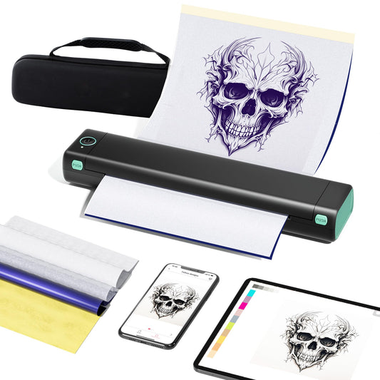 PhoFuta M08F Imprimante sans Fil pour pochoirs de Tatouage